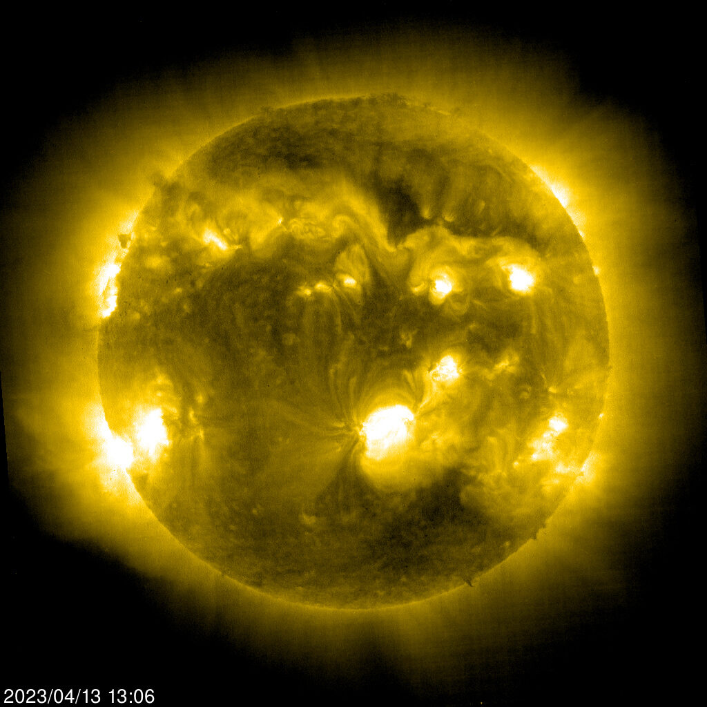 Joint USAF/NOAA Solar Geophysical Activity Report and Forecast SDF Number 103 Issued at 2200Z on 13 Apr 2023