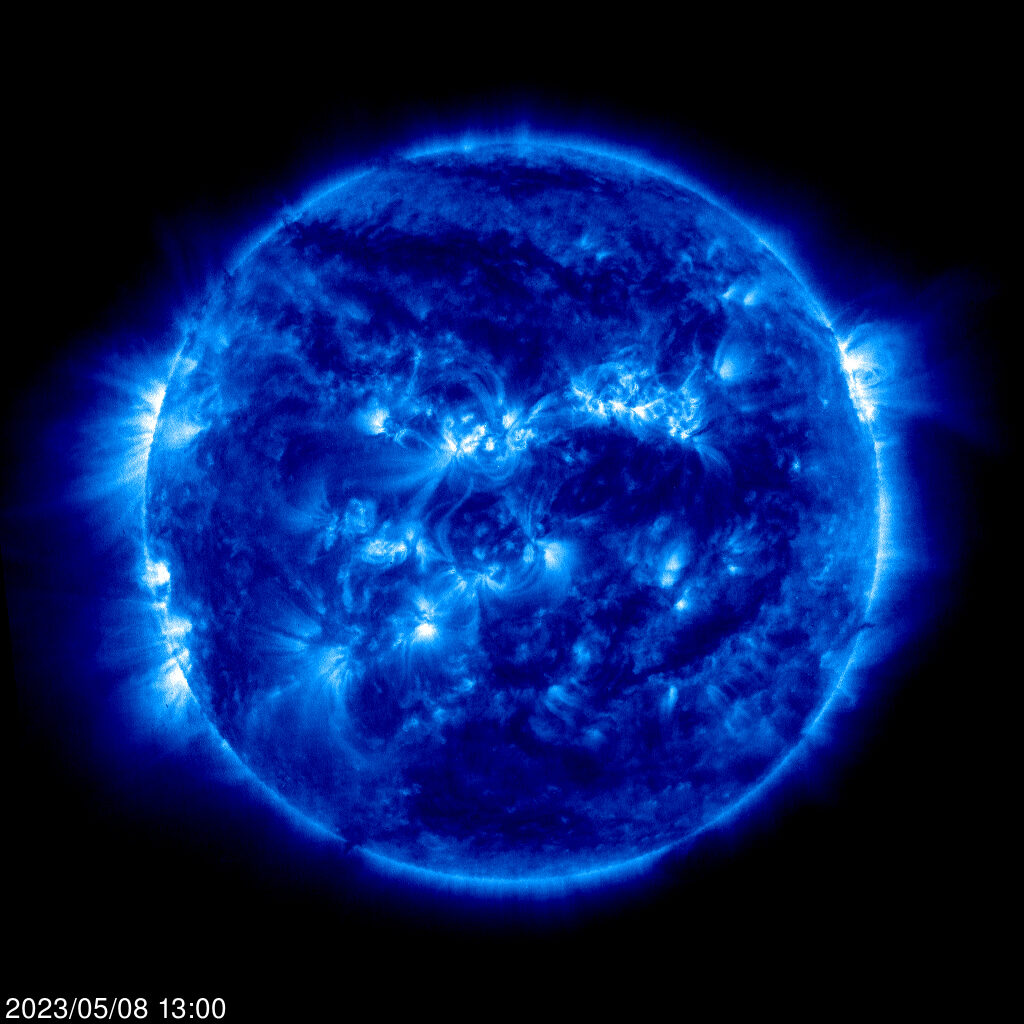 Joint USAF/NOAA Solar Geophysical Activity Report and Forecast SDF Number 128 Issued at 2200Z on 08 May 2023